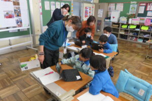 1年算数科研究授業(12.16) | 境町立静小学校